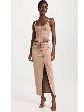 NWT Lioness Barbie Split Midi Skirt